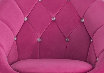 fotel różowy